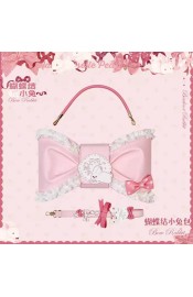 Mademoiselle Pearl Bow Rabbit Bowknot Bag(Reservation/Full Payment Without Shipping)